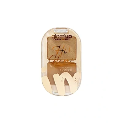 Image de Glam&#039;Up Paris Highlighter &amp; Contour Smart Contouring Palette Résultat Modulable Facile à Estomper 12.5 g N1 Doré