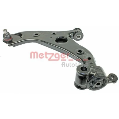 Image de METZGER 58094301 Bras de suspension KIT + avec rotule suspension, support en caoutchouc Essieu avant gauche barre oscillant transversal