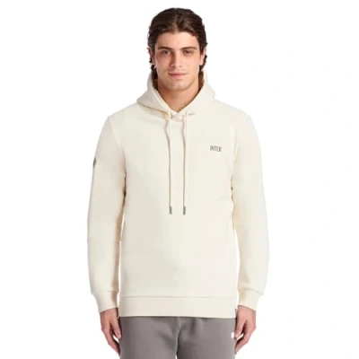 Image de Inter Sweat à Capuche Unisexe pour Adulte, Produit Officiel, Collection Exclusive Back to Stadium, 100% Coton, Convient Tous Les Supporters Nerazzurri, Blanc, XL Mixte