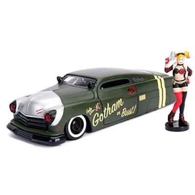 Image de Jada JA30456 Figurine Mercury 1/24 1951 avec Harley Quinn Multicolore