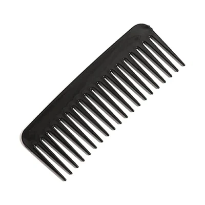 Image de luoshaPUCY Peigne de Cheveux à Dents Larges a Queue Antistatique pour Longs Mouillés ou Bouclés (Noir,1pc)