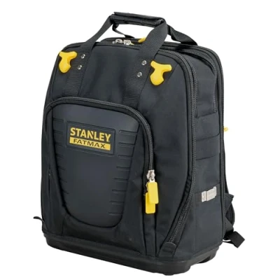 Image de Stanley Fmst1 80144 Sac À Outils Gamme Fatmax Base Rigide 600 deniers Nombreuses Poches Sangles d&#039;Épaules Détachables 4 Compartiments
