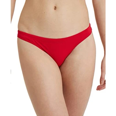 Image de arena 004769 Bas de Bikini Performance Solid Team pour Femmes, Rouge, 38