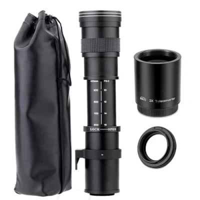 Image de JINTU 420 1600 mm Téléobjectif à Zoom Compatible avec Les appareils Photo Reflex numériques 4000D 90D 80D 70D 60D 50D 650D 550D 500D 450D 400D 350D 7D II 750D 200D 5D MAKR IV III 1200D 1300D 1100D