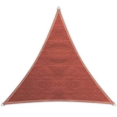 Image de Windhager Voile d&#039;ombrage Sunsail Adria, Triangulaire 3, 6 x m (Isocèle), Protection Solaire, UV, Résistant aux Intempéries et Respirant, Terracotta, 10971