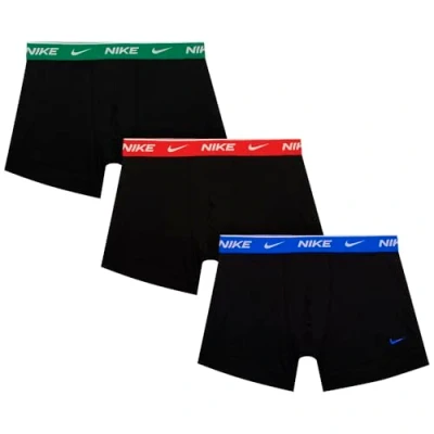 Image de Nike Trunk 3PK sous vêtements, Blk STDM GRN/GME Royal/Uni Red WB, XS Homme