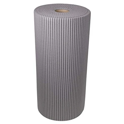 Image de ID Mat SMRL06515 Tapis Multi Usages Mousse PVC/Polyester Gris Anthracite 1500 x 65 0,7 cm