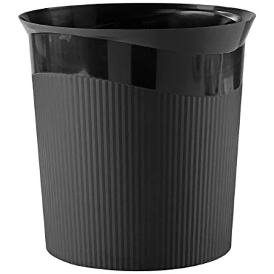 Image de Corbeille à papier HAN Re LOOP, rond 13 litres , noir 100% matière recyclée