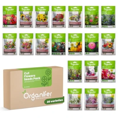 Image de Graine Semence Organifer Graines De Fleurs Coupées 20 Variétés