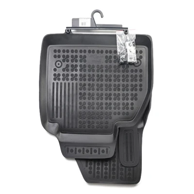 Image de REZAW PLAST 201907P Ensemble de tapis sol Caoutchouc avant 2 noir Sur mesure RENAULT: Kangoo II Express