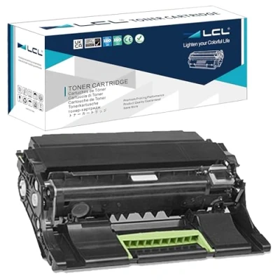 Image de LCL Tambour Remanufacturée 500ZA 500Z 50F0ZA0 50F0Z00 (1 Pack Noir) Remplacement pour Lexmark MS310/MS310d/MS310dn//MS312/MS312DN/MS315/MS315dn/MX310/MX310dn MS410/MS410d/MS410dn/MX410de