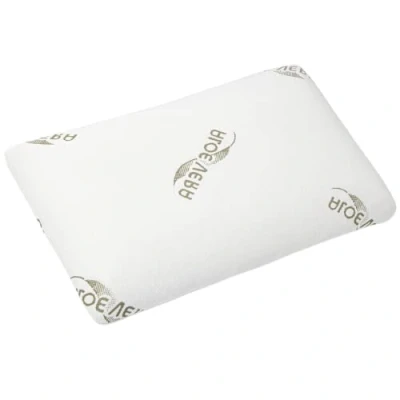 Image de Sleeptime Oreiller orthopédique en mousse visco gel (mousse à mémoire de forme) régulant la pression avec housse l&#039;aloe vera 70 x 40 cm, hauteur 12 cm