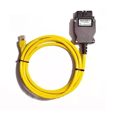Image de Maxdia Enet V2  Câble Ethernet pour le diagnostic et codage BMW séries F G