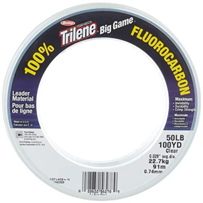 Image de Berkley Big Game Fluorocarbon Leader 0,81mm 30kg 68m Clear Fluorocarbone