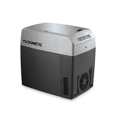 Image de DOMETIC TropiCool TC 21FL Glacière électrique portable, 21 litres, 12/24 V DC/ 220 240 volt AC pour voitures, camions, bateaux, camping cars et prises, gris