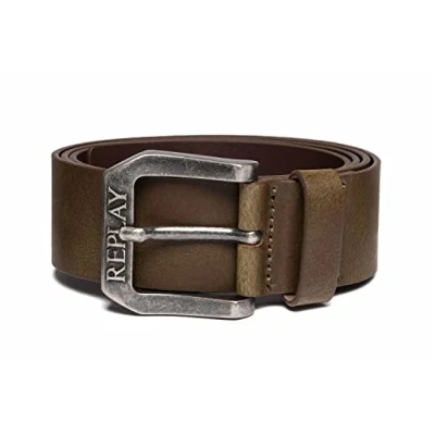 Image de Replay Ceinture en cuir pour homme, Dark Wood Brown 110 (Marron), 85