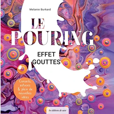 Image de Le pouring effet gouttes: Un feu dartifice de couleurs !