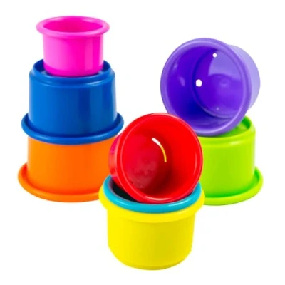 Image de LAMAZE Pile And Play Stacking Cups Nesting Toy Set for Babys Colourful Toys of Babys, Multicoloured , From 0 Months +