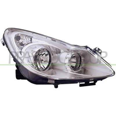 Image de PRASCO OP0344903 Phares droit H7, H1 chrome sans commande pour correcteur de site projecteur OPEL: Corsa D 3/5 portes