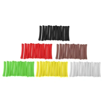 Image de SM SunniMix 72Pcs Cylindre Flotteur DIY Fly Tying Rig Crochet Zig Aligners