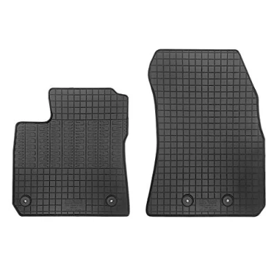 Image de AutoStyle CK RFO06 Ensemble de tapis sol caoutchouc avant et arrière 4 noir FORD: Transit Courier Van