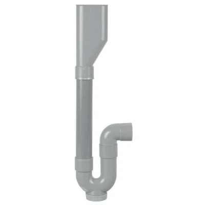 Image de Regiplast SHD Siphon M.A.L PVC Double Sortie Horizontale, Gris