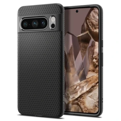 Image de Spigen Liquid Air Coque Compatible avec Google Pixel 8 Pro Noir Mat