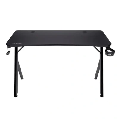 Image de Trust Bureau Gaming GXT 700 Omnius, 120 x 60 76 cm, Gamer, Support de Casque et Porte gobelet, Structure en Acier