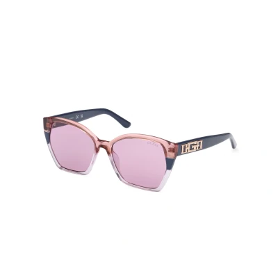 Image de Guess Gu7912 Lunettes de Soleil Femme, Multicolore Bleu, Taille Unique