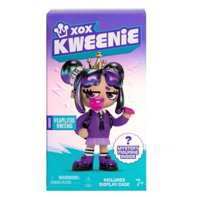 Image de Xox Kweenie Collection Fearless Kweens Figurine Premium et Vitrine, Jouet à Collectionner de 10 cm, 13 avec édition limitée, Pack mystère, Chaque Kween est Unique