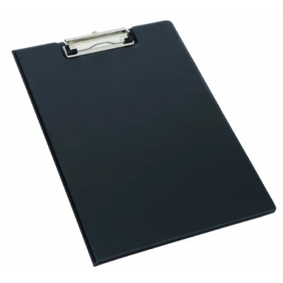 Image de ALBA Porte bloc à rabat noir clapin ALBERT pour A4 23,5 x 35 cm