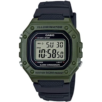 Image de Casio AVEF Unisex Montre à affichage digital, Taille: One Size, Black/green