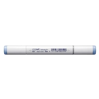 Image de COPIC Sketch B21, Baby Blue, Twin Marker avec Une Pointe mi Large et Brush