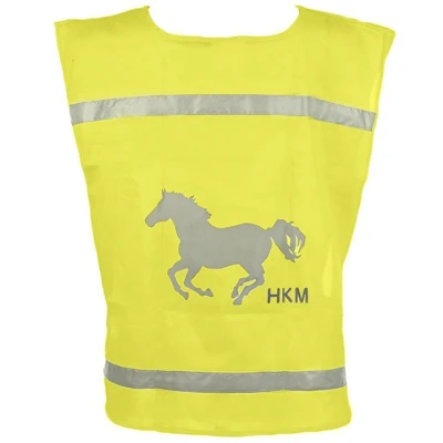 Image de HKM Gilet réfléchissant junior Jaune/Argent fluorescent