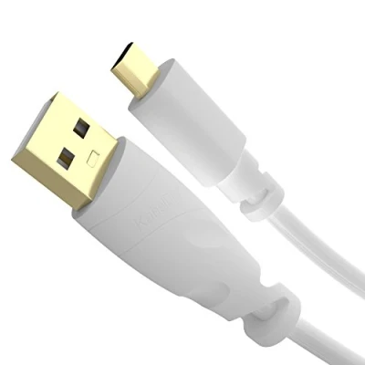 Image de KabelDirekt 1,5m câble Micro USB (USB 2.0, de charge et synchro, blanc) TOP Series