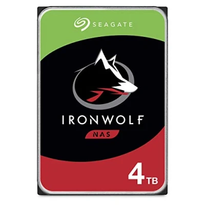 Image de Seagate IronWolf 4 To, Disque dur interne NAS HDD, CMR 3,5&quot; SATA 6 Gbit/s 5 900 tr/min, 64 Mo de mémoire cache, pour RAID, services Rescue valables 3 ans (ST4000VN008)