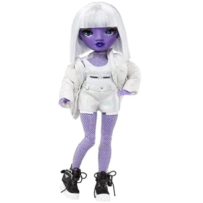 Image de Rainbow High Shadow DIA MANTE Poupée Mannequin Violette avec Tenue à la Mode et Plus de 10 Accessoires Colorés IPour Les Collectionneurs Enfants 4 12 Ans