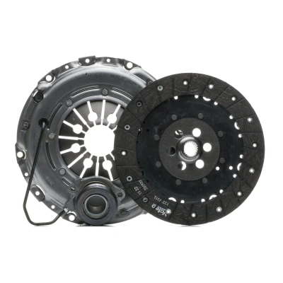 Image de VALEO 834537 Kit d&#039;Embrayage avec mécanisme d&#039;embrayage, butée hydraulique disque sans capteur 240 OPEL: Corsa D 3/5 portes