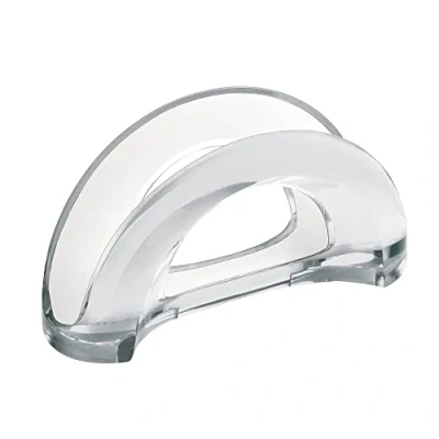 Image de Guzzini, Porte Serviettes De Table Bicolore, 18,4 x 7,2 h9,6 cm