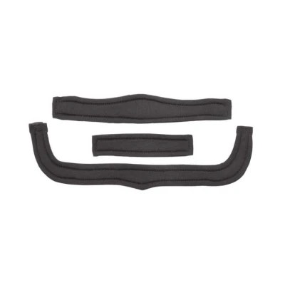 Image de Kavalkade Tête et Nez Tapis Ivy Pour Bridon Noir Poney