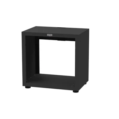 Image de LE MARQUIER Meuble Barbecue Ouvert, 80 X 55 cm Noir