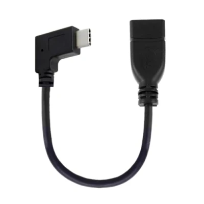 Image de Câble de données OTG USB C 3.1 type mâle vers A femelle pour MacBook, tablette, téléphone portable