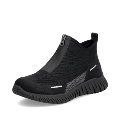 Image de Rieker Bottes &amp; Bottines Femme M5351, Pointure:38 EU, La Couleur:Noir