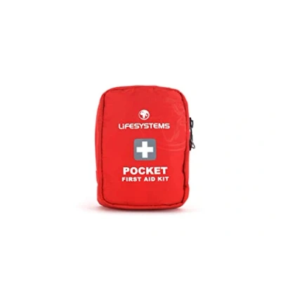 Image de Lifesystems Kit de Premiers Secours Poche certifié CE spécialement conçu pour la randonnée et l&#039;extérieur Rouge