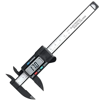Image de Newaner Pied a Coulisse Digital, à Numérique en Fibre de Carbone 150 mm / 6&quot; Avec Écran LCD Transparent et Batterie Secours pour les Mesures Externes, Internes, Profondeur Pas