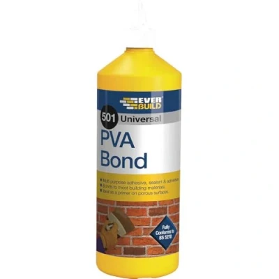 Image de Everbuild 501 Universal PVA Bond Agent de liaison, apprêt, scellant et adjuvant multi usages., EVBPVA05L