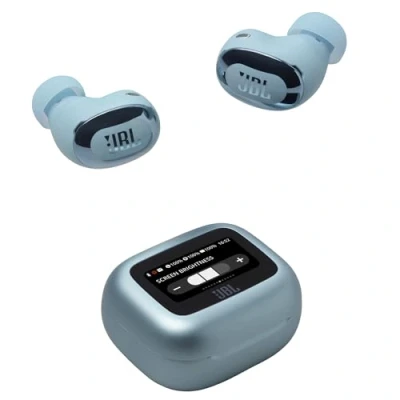 Image de JBL Live Buds 3, Écouteurs sans fil, Bluetooth, jusqu&#039;à 40 h d&#039;autonomie, Réduction de Bruit Active, son haute fidélité Signature, étanches à l&#039;eau IP55, bleu