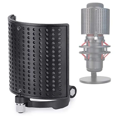 Image de Micro HyperX Quadcast Filtre Anti Pop Professionnel Bouclier de Microphone avec 3 Couches Améliorant la Qualité Sonore pour par YOUSHARES