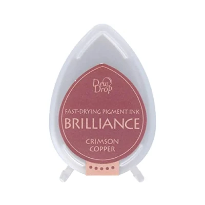 Image de Brilliance Dew Drop tampons d&#039;encre Tsukineko Tampon d&#039;encre, Cramoisi cuivre