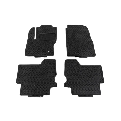 Image de VAICO V25 2358 Ensemble de tapis sol Caoutchouc avant et arrière 4 noir Sur mesure